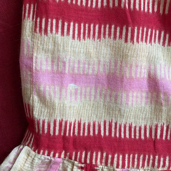 Cece Cabana S M/L Stripped Cotton Long-Sleeve Midi Dress - Picture 15 of 16